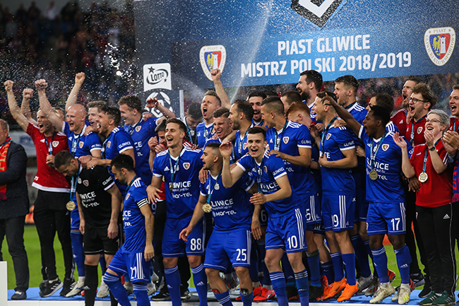 Piast Gliwice polske mester 2018/19