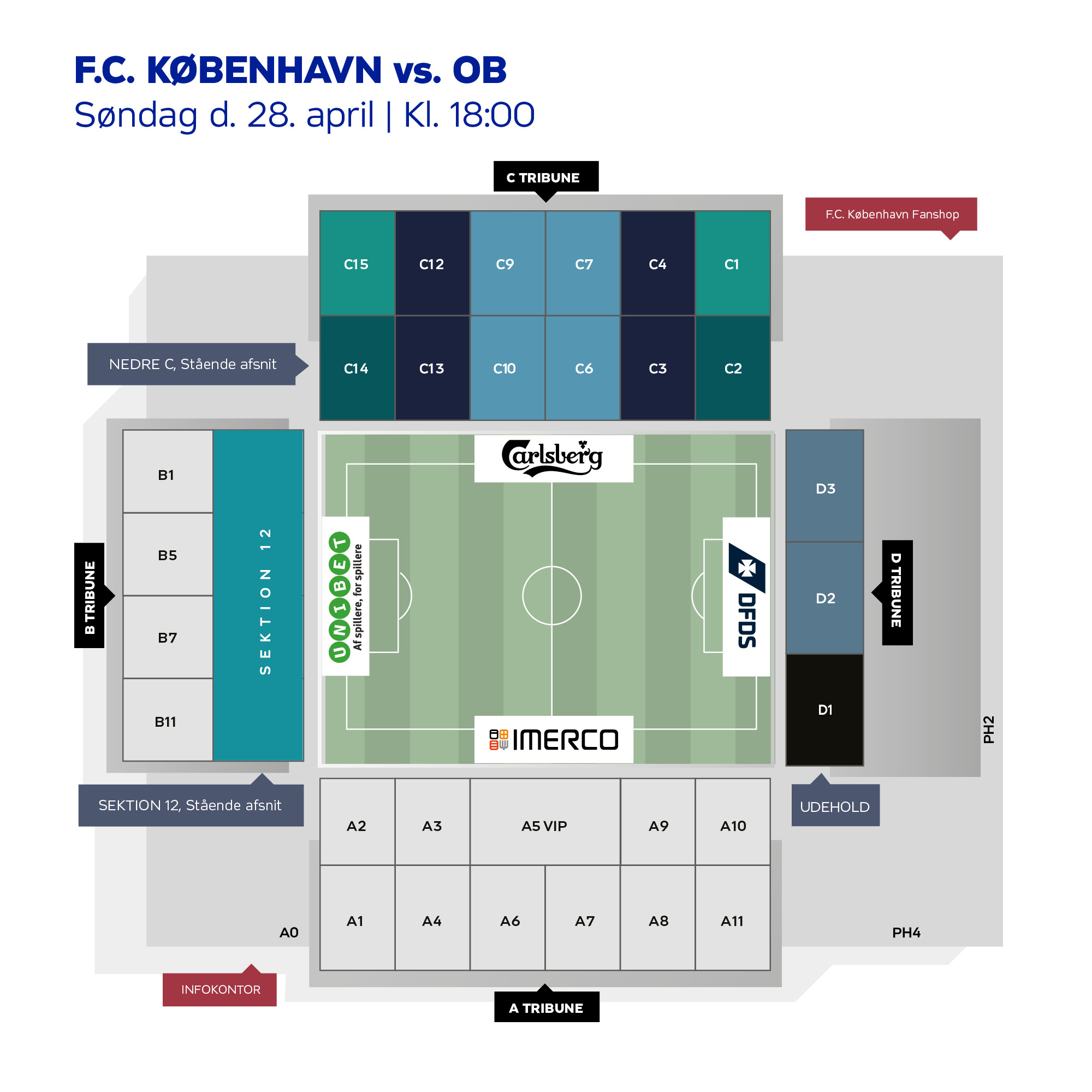 Stadion map, OB