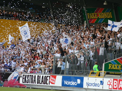 FCK-fans i Aalborg