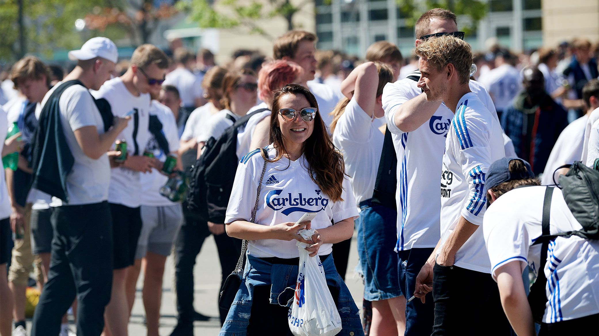 FCK-fans på Derby-dagen