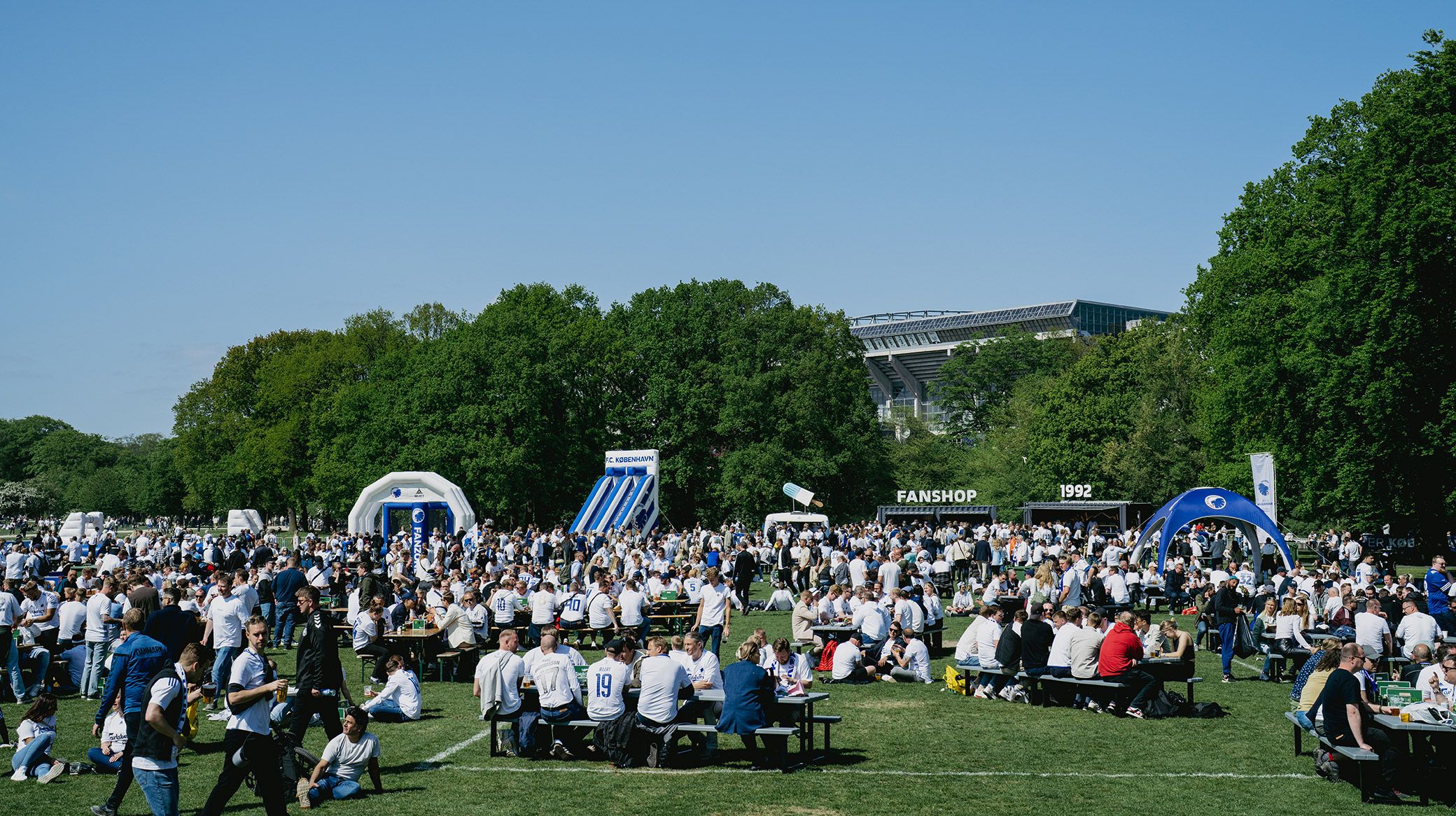 Fanzone i Fælledparken