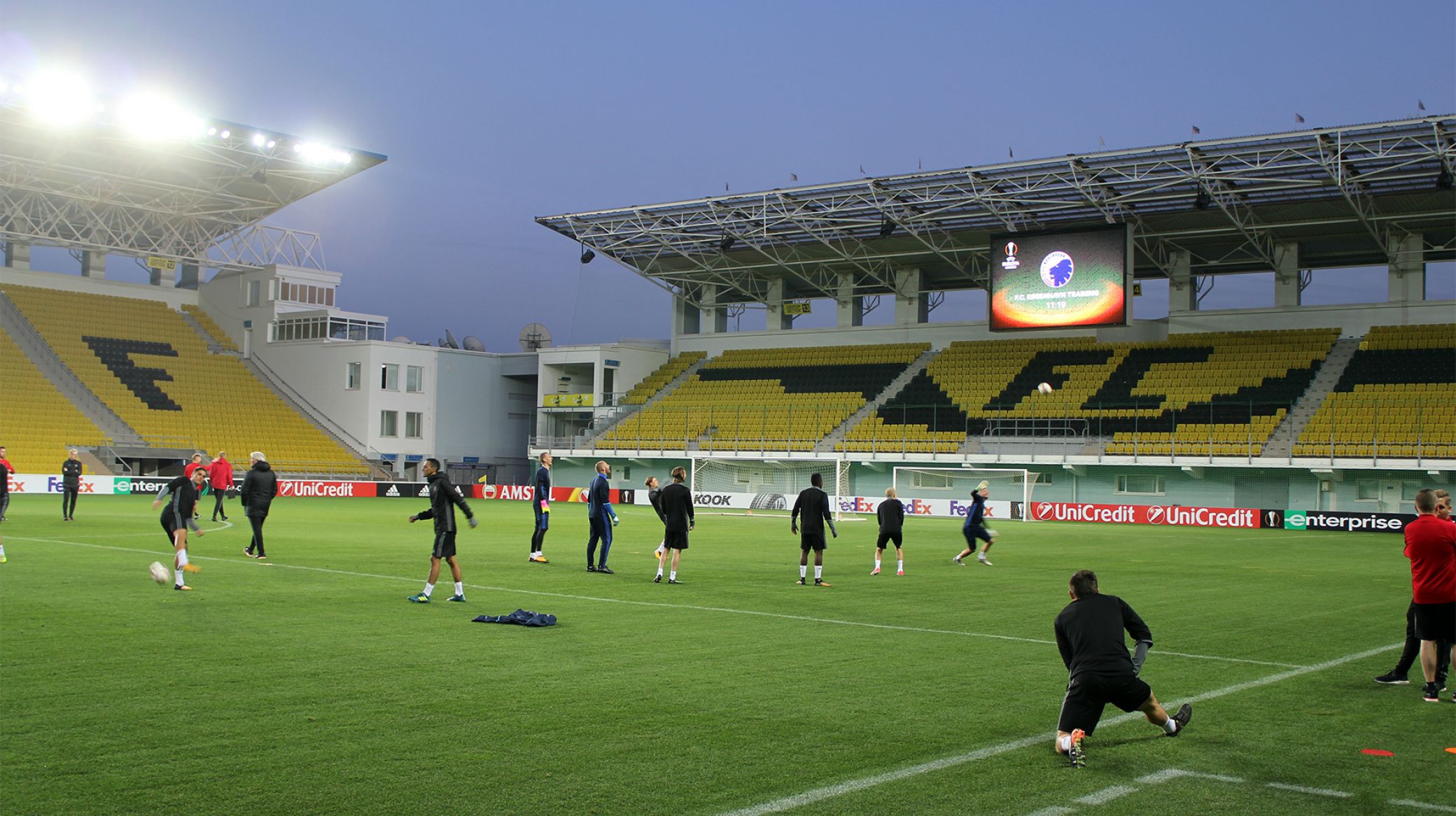 Træning på Sheriff Stadium