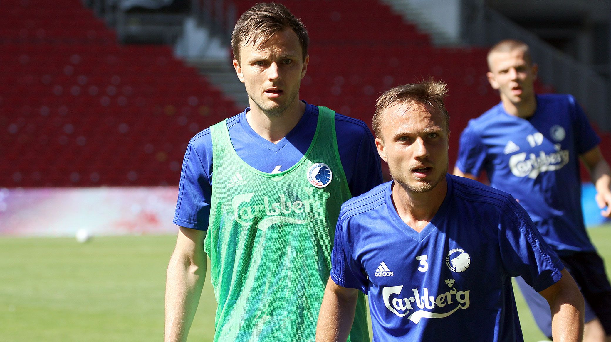 William Kvist på træningsbanen i Telia Parken