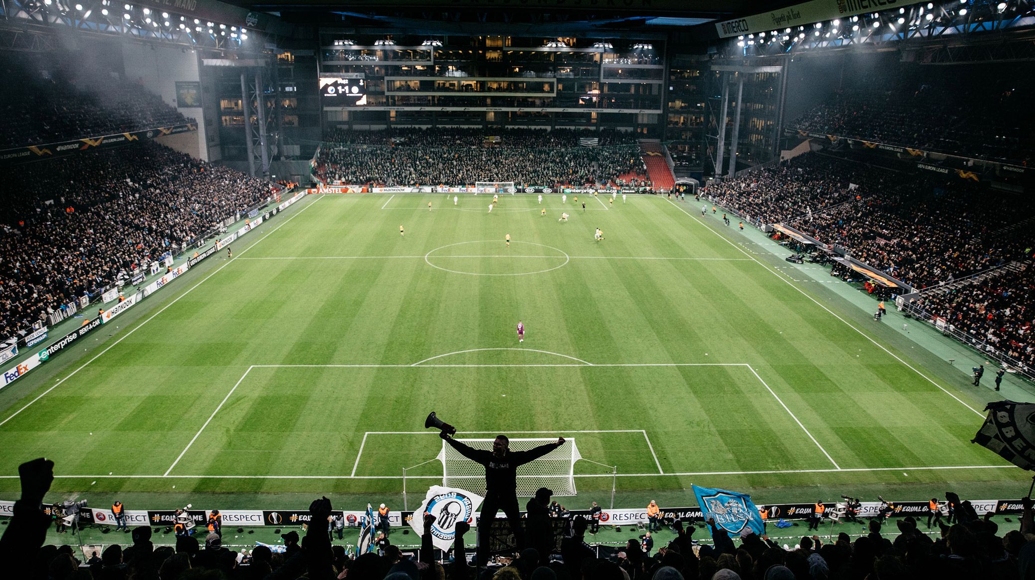 Udsigt over Telia Parken