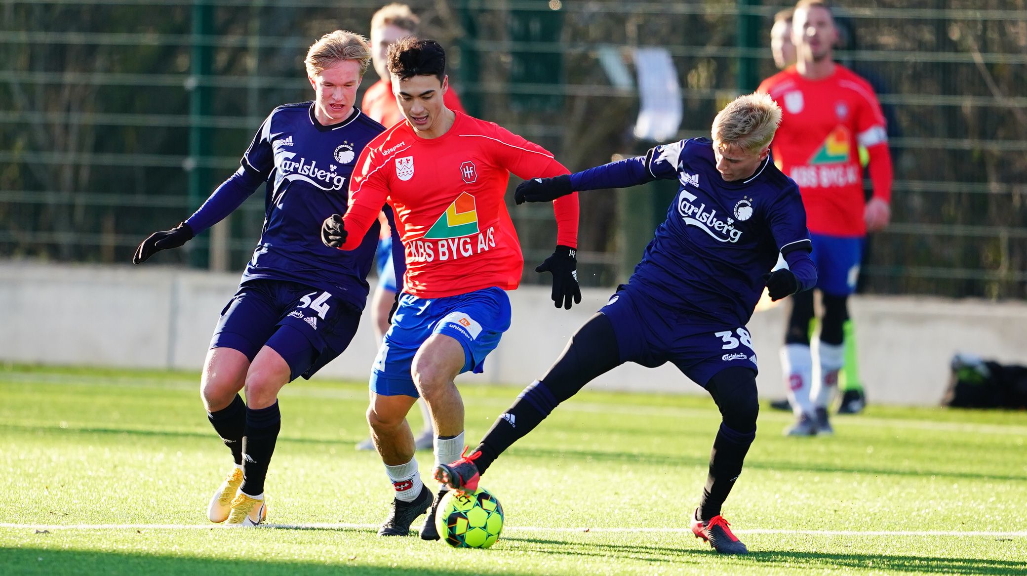 Victor Kristiansen og Hákon Arnar Haraldsson