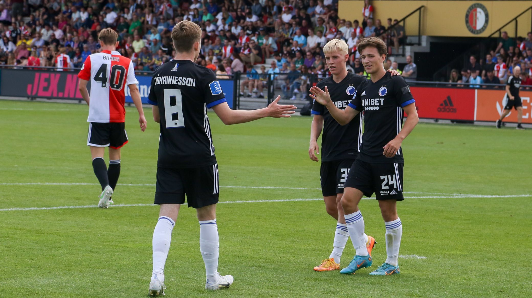 Isak Johannesson, Hákon Arnar Haraldsson og William Bøving