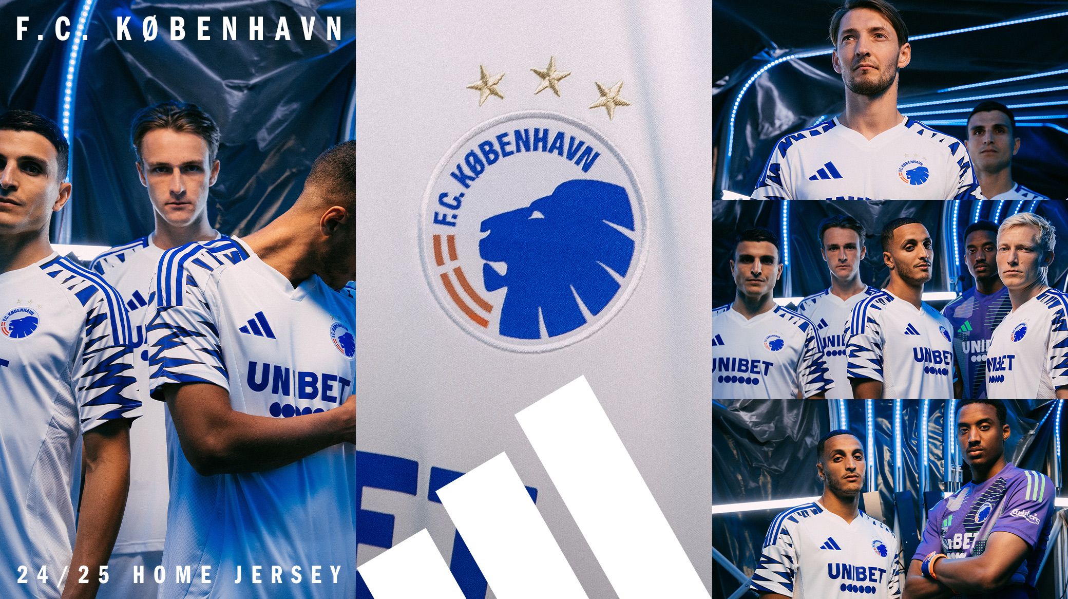 F.C. Københavns nye adidas-hjemmebanetrøje til sæsonen 2024/25