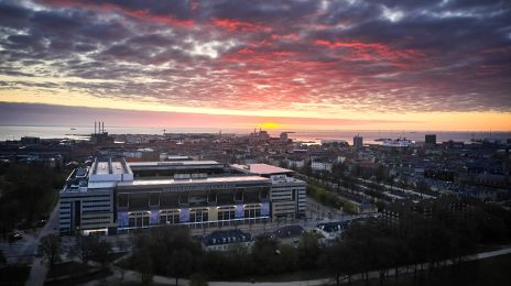 Telia Parken, luftfoto