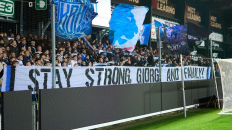 Støtteerklæring til Giorgi Gocholeishvili fra FCK-fansene i Haderslev