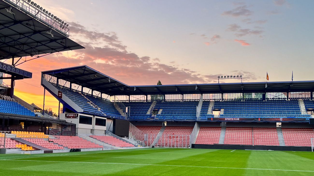 Udebaneafsnittet på epet Arena, Prag