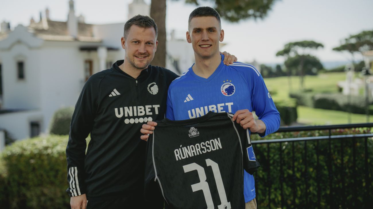 Jacob Neestrup og Rúnar Alex Rúnarsson