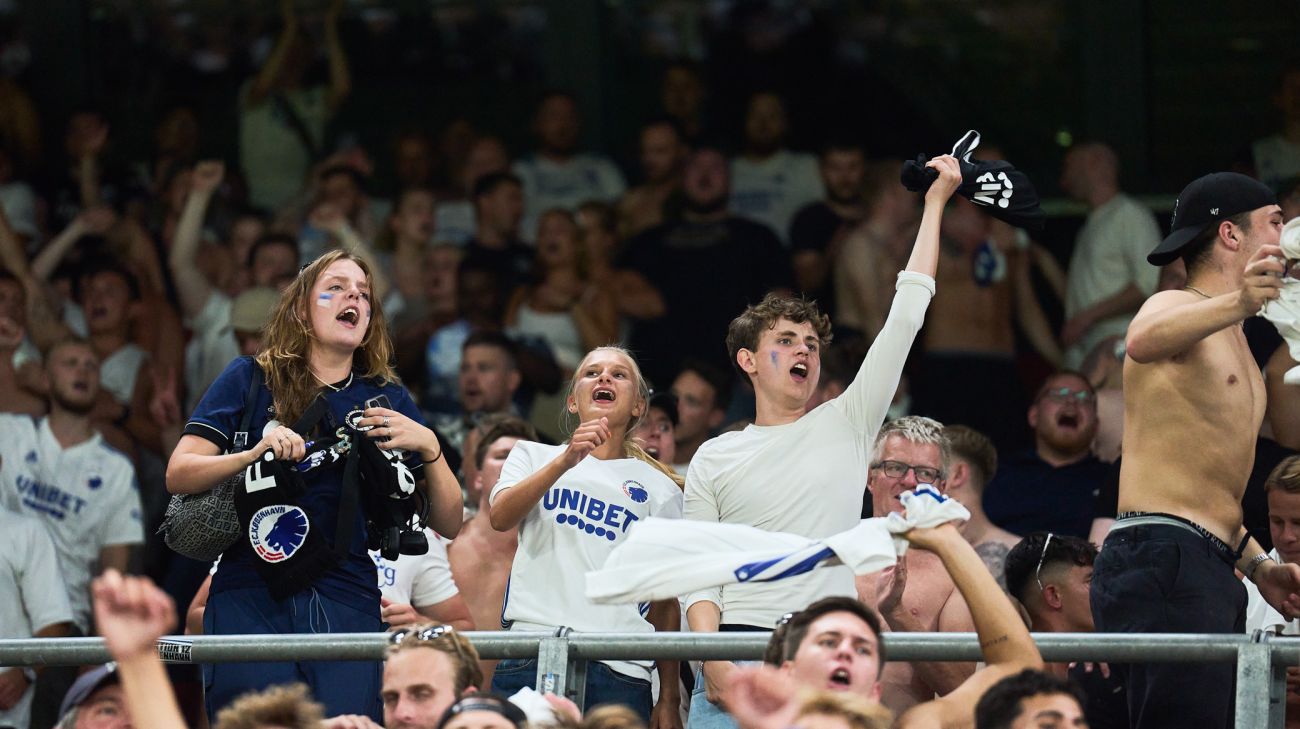 FCK-fans i Parken