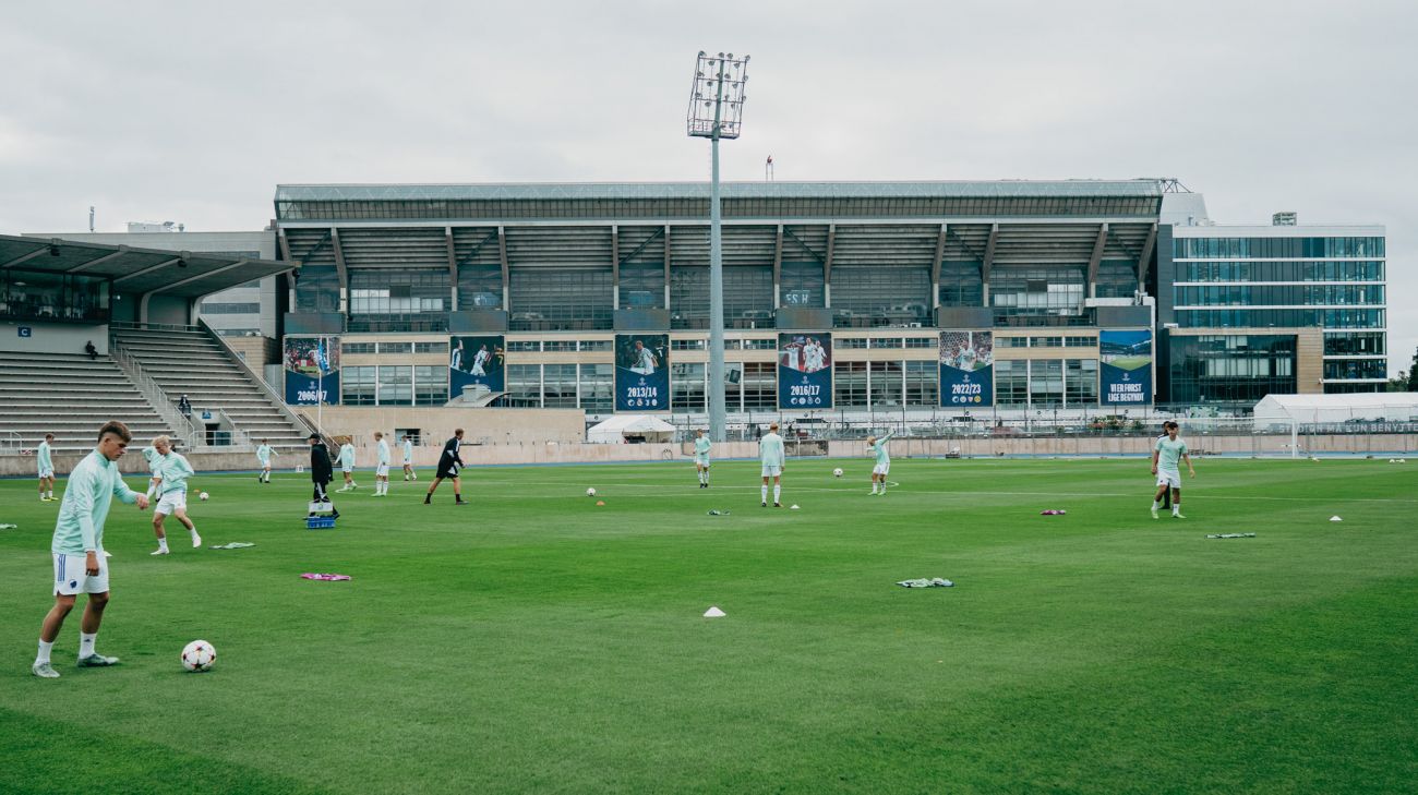 Youth League på Østerbro Stadion