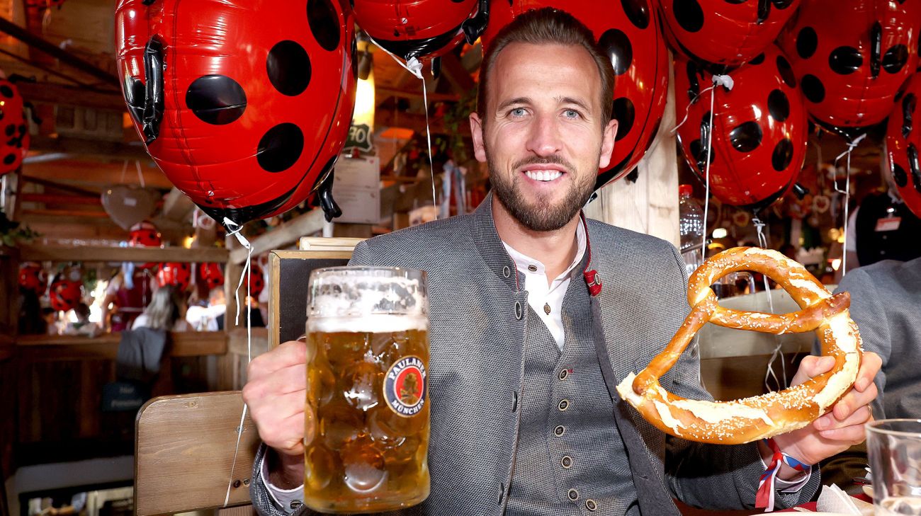 Harry Kane til oktoberfest i Bayern